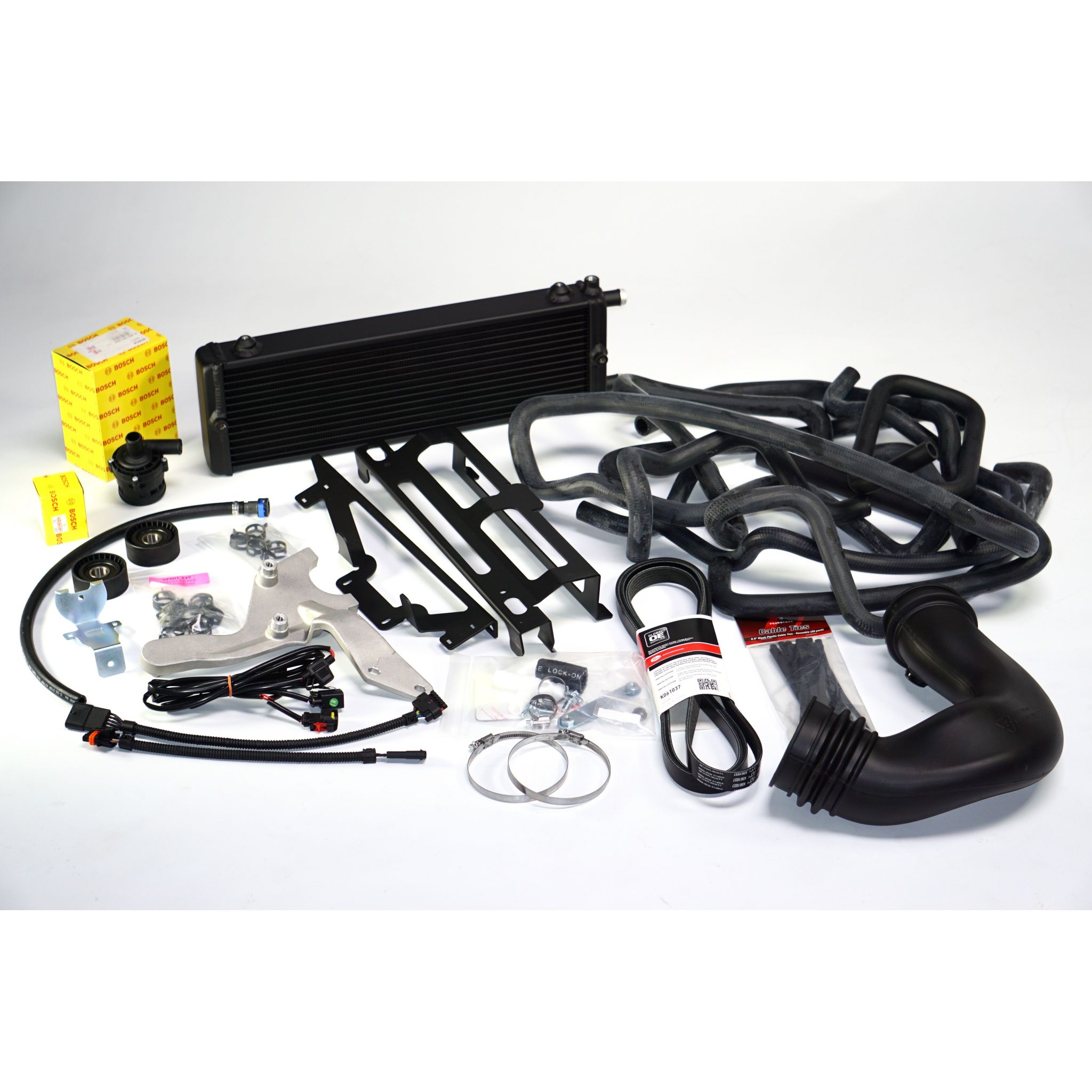 Sprintex Twin Screw 335, SPS, Self-contained Oil, Intercooled, Black, With Tuner