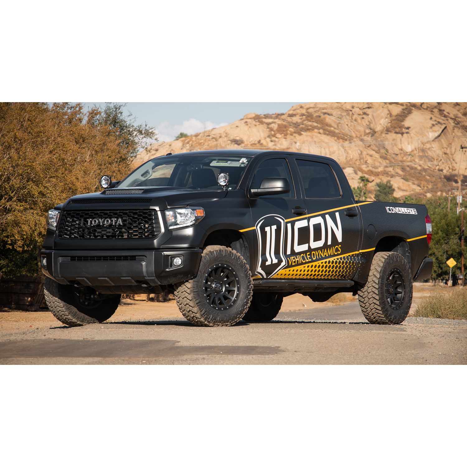 ICON ALLOYS COMPRESSION SAT BLACK - 18 X 9 / 5 X 150 / 25 MM / 6" BS
